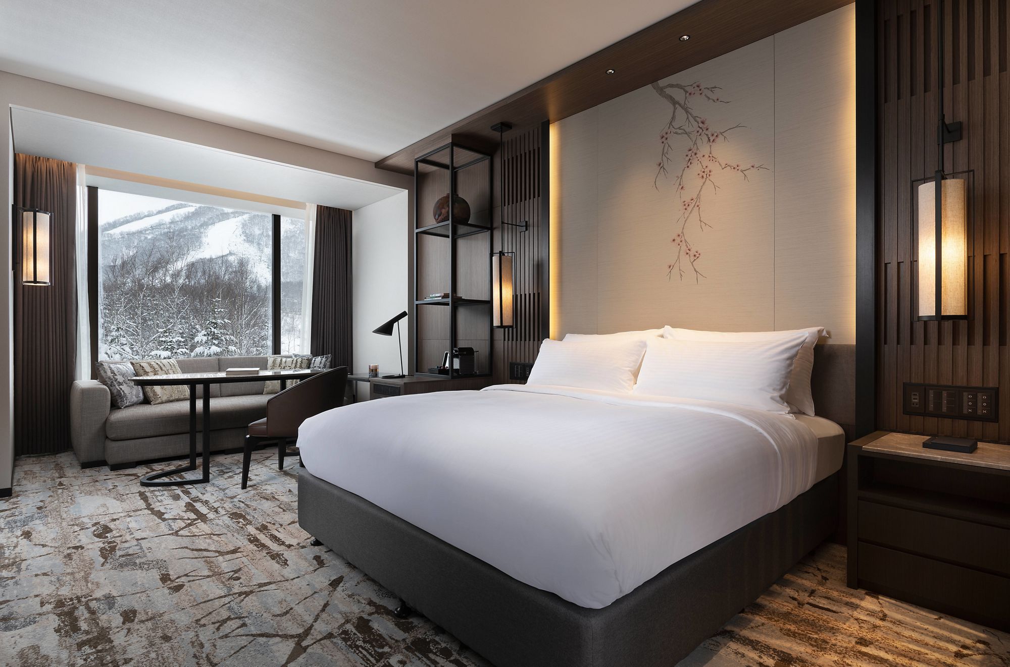 RAAQUU ceramics in a guest room at Higashiyama Niseko Village, a Ritz-Carlton Reserve